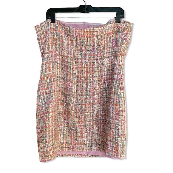 NWT Superdown nanea strapless dress mini tweed woven Revolve XXS - Picture 7 of 10